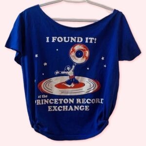 “I found it at Princeton Record Exchange” Cut & Tied Retro Shirt